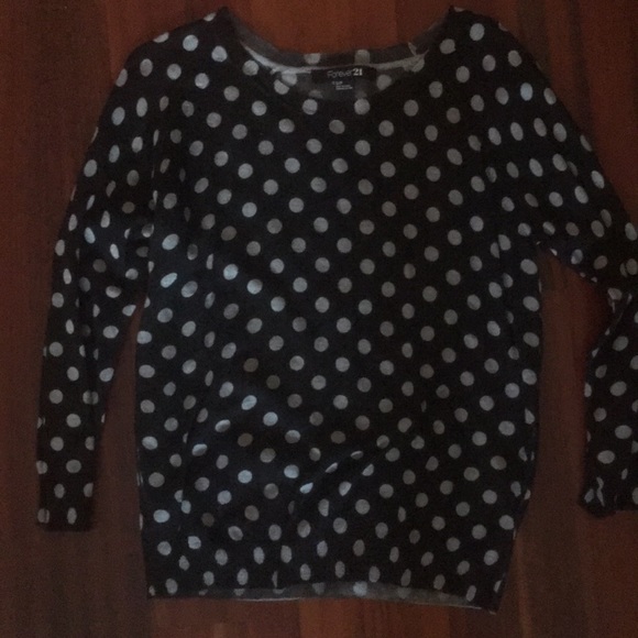 Forever 21 polka dot sweater - Picture 1 of 1